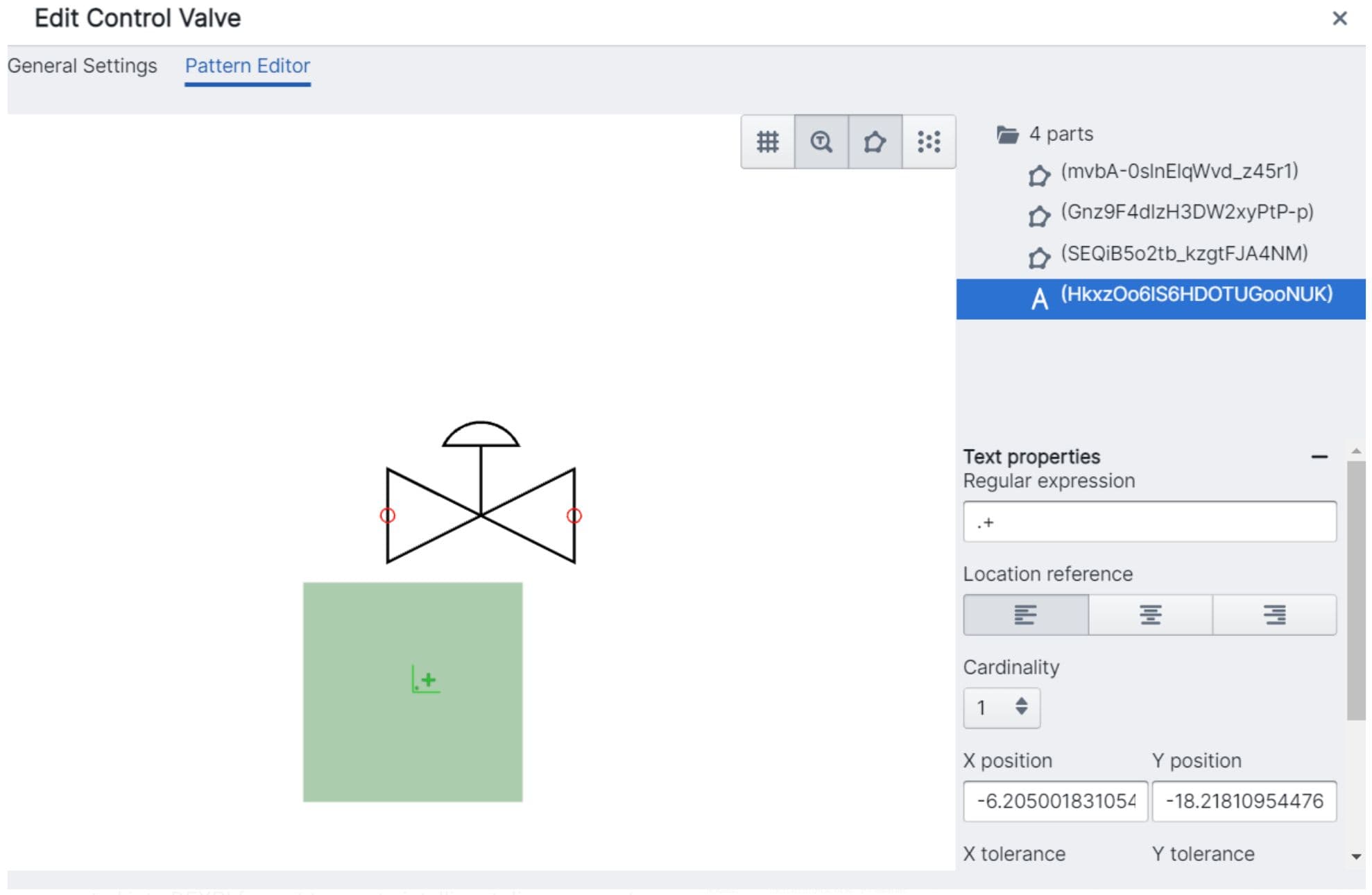 Engineer editing valve symbols in P&ID diagram using Model Broker interface
